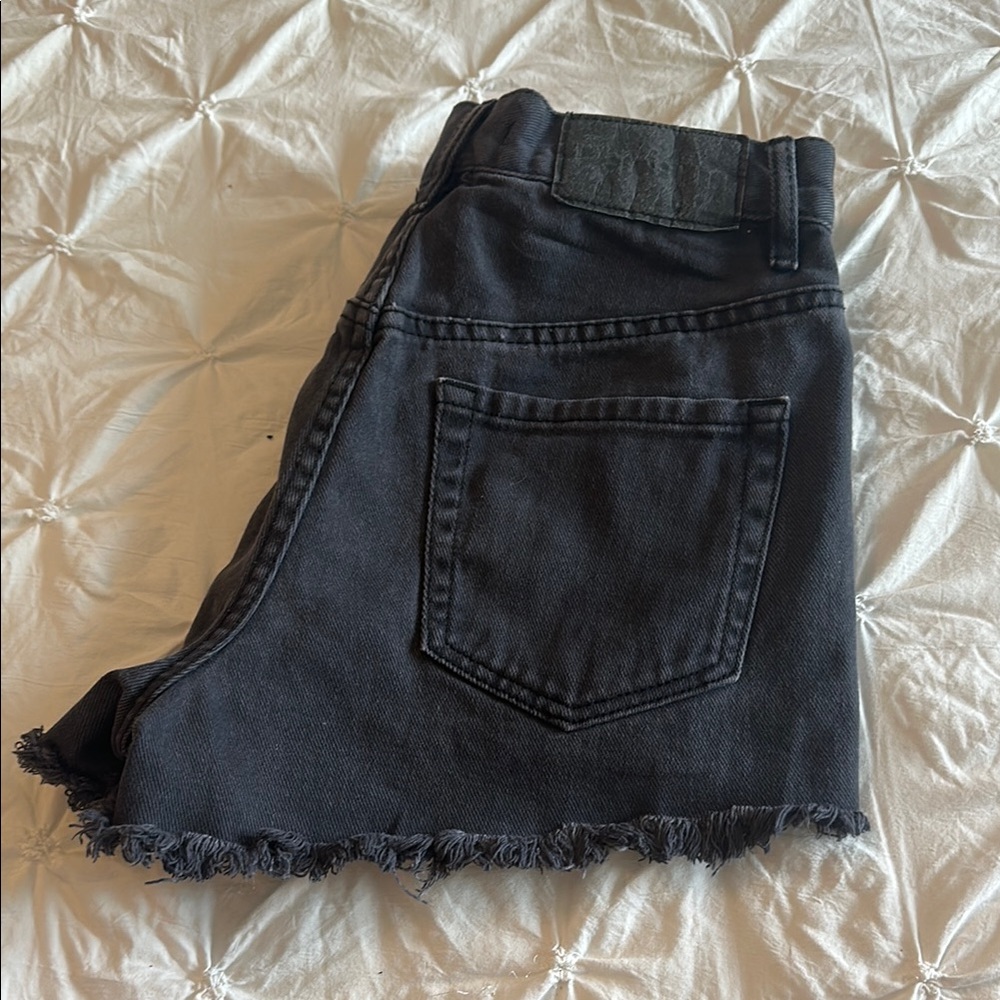 Pacsun Black Denim Cutoff Shorts